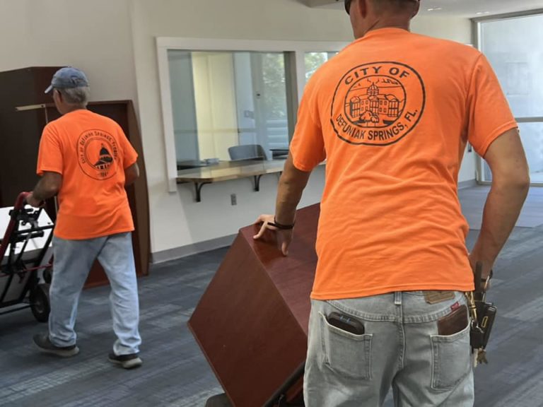 The City of DeFuniak of Springs Begins Moving to New City Hall